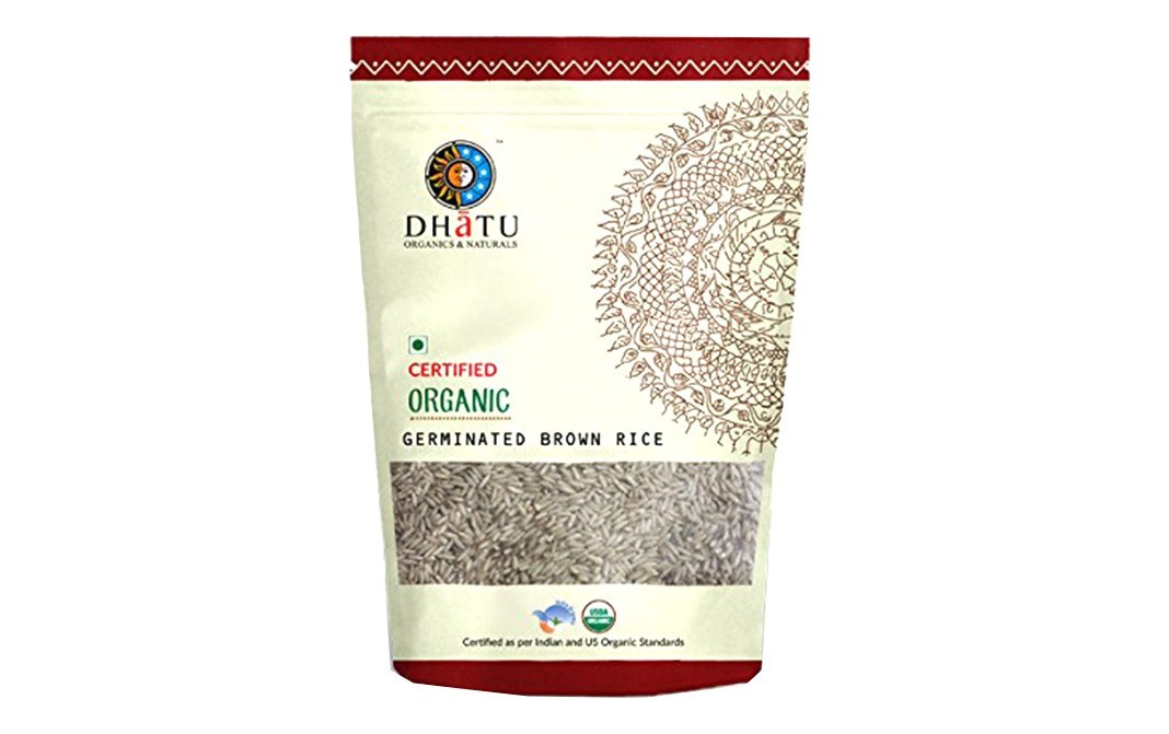 Dhatu Certified Organic Germinated Brown Rice   Pack  500 grams